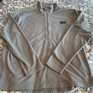 Simply Southern Men's Textured Gray Zip-Up Fleece